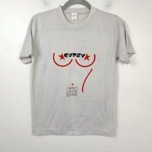 Vintage Gypsy The Beverly New Orleans T-Shirt Size Small‎ Gray Single Stitch